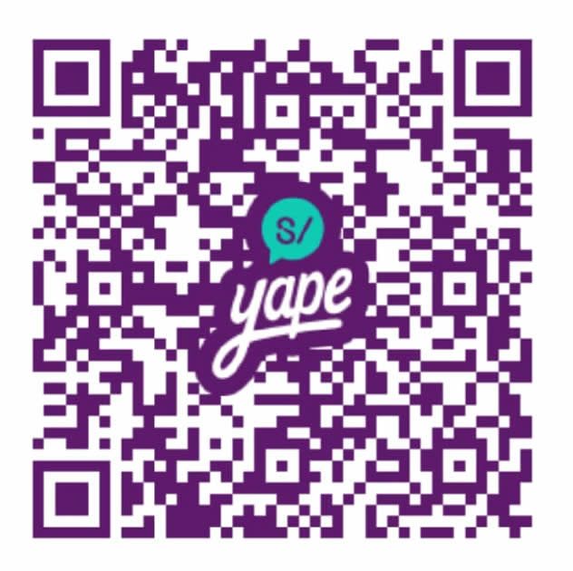 Código QR de Yape para apoyar a MioPDF